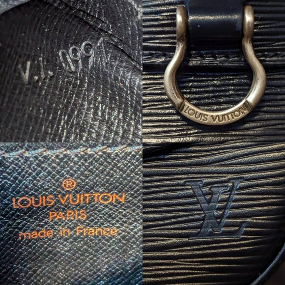 LOUIS VUITTON Saint Cloud Epi Leather PM Crossbody in Black - Picture 6 of 16